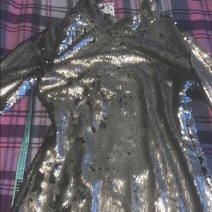 Sequins Silver/black dress